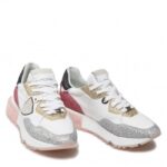 Sneaker Donna Philippe Model LRLD Bianca con Glitter mod. LRLD GT02 - immagine 5