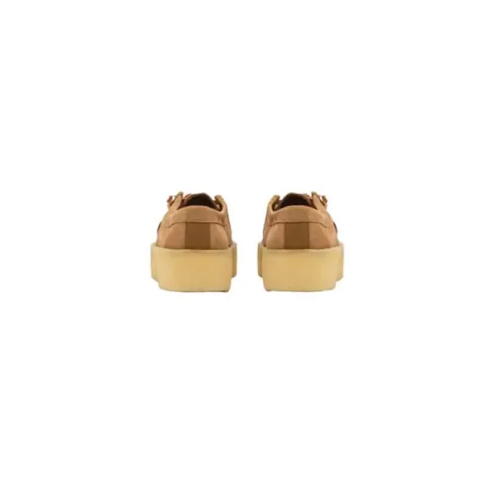 Clarks Originals Donna in Pelle Cuoio art. Wallabee Cup Tan Nubuck, foto 4 di 5