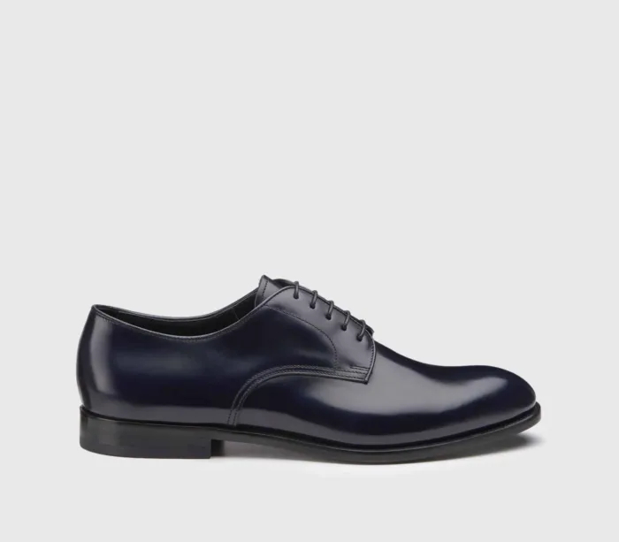Stringata Derby Doucal's Uomo in Pelle Blu art. 1003, foto 1 di 3