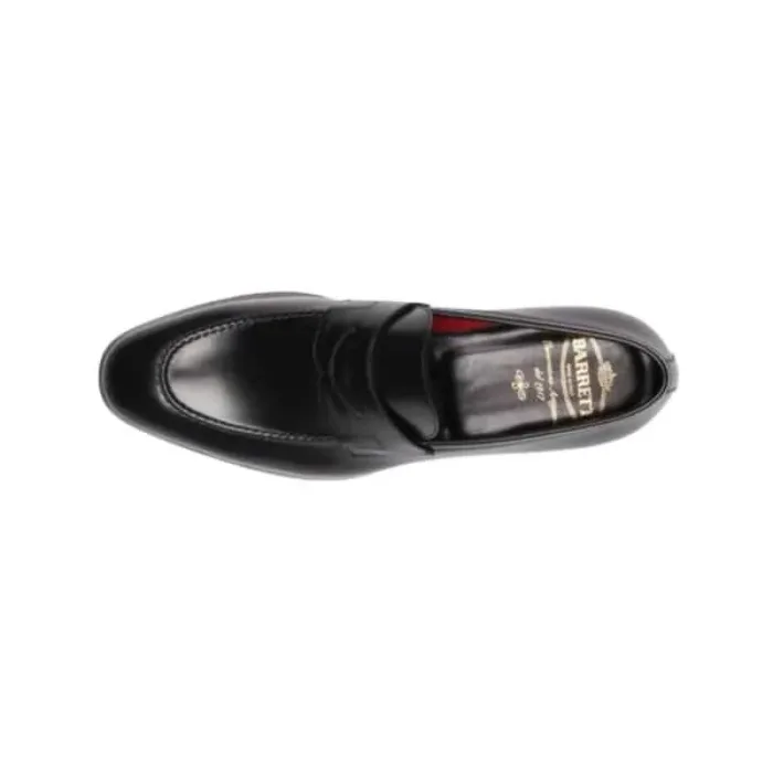 Mocassino Barrett Penny Loafer Uomo in Vitello Spazzolato Nero art. 201U060.33, foto 3 di 3