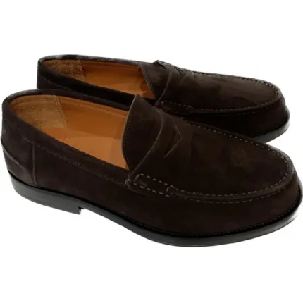 Moccassino Uomo Mengoni  in camoscio Testa di Moro art. 5051