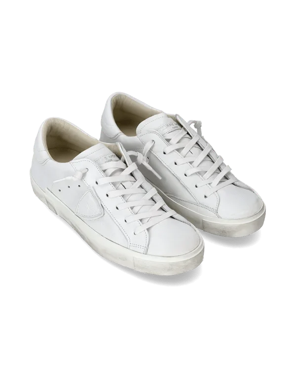 Sneaker Donna Philippe Model Paris PRSX in pelle Bianca mod. PRLD 1012, foto 2 di 6