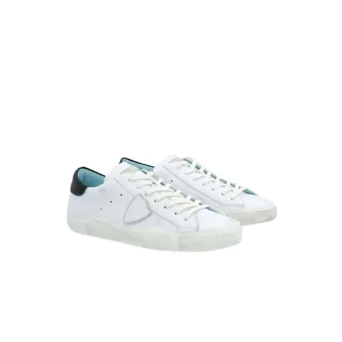 Sneaker Donna Philippe Model Paris PRLD  Bianca con Spoiler Nero mod. PRLD V022, foto 1 di 3