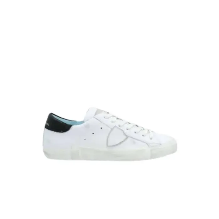 Sneaker Donna Philippe Model Paris PRLD  Bianca con Spoiler Nero mod. PRLD V022, foto 2 di 3
