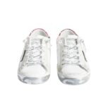 Sneaker Donna Philippe Model Paris PRLD  Bianca con Spoiler Pitonato Fucsia mod. PRLD VA07 - immagine 3
