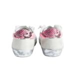 Sneaker Donna Philippe Model Paris PRLD  Bianca con Spoiler Pitonato Fucsia mod. PRLD VA07 - immagine 4