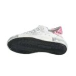 Sneaker Donna Philippe Model Paris PRLD  Bianca con Spoiler Pitonato Fucsia mod. PRLD VA07 - immagine 5
