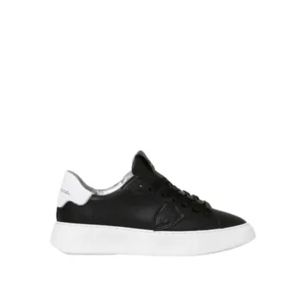 Sneaker Donna Philippe Model Temple BTLD  Nera con Spoiler Bianco  mod. BTLD V005