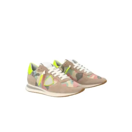 Sneaker Donna Philippe Model Tropez TZLD Camouflage Rosa mod. TZLD CN10