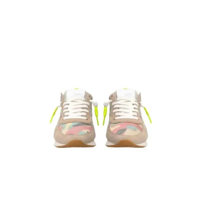 Sneaker Donna Philippe Model Tropez TZLD Camouflage Rosa mod. TZLD CN10, foto 3 di 4