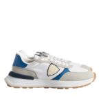 Sneaker Uomo Philippe Model Antibes ATLU Bianca con inserti Beige e Blu mod. ATLU WP03