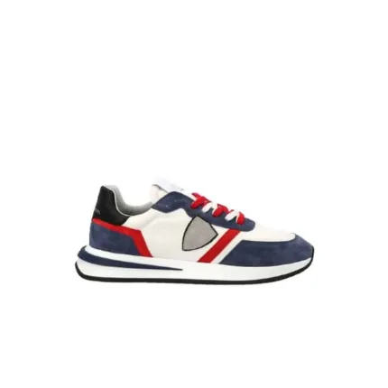 Sneaker Uomo Philippe Model New Tropez 2.1 TYLU Bianco e Rosso mod. TYLU W012