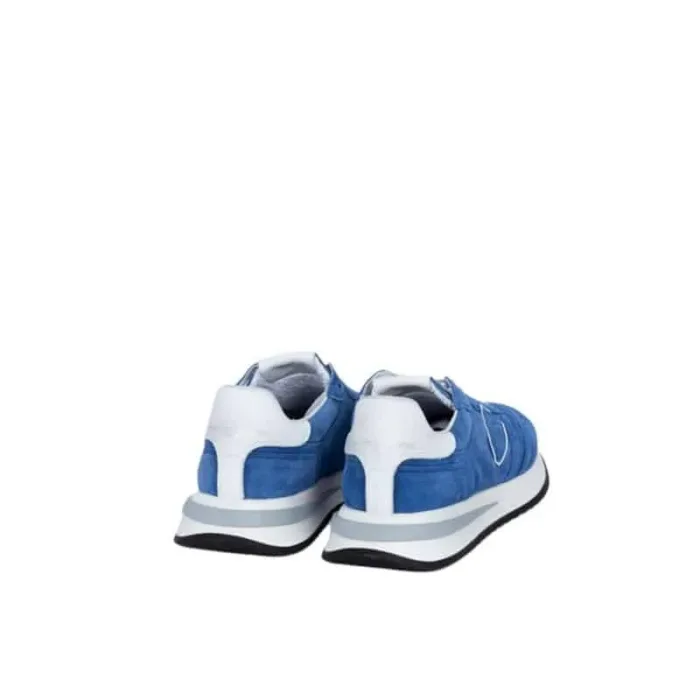 Sneaker Uomo Philippe Model New Tropez 2.1 TYLU Bluette in camoscio mod. TYLU DL02, foto 3 di 5