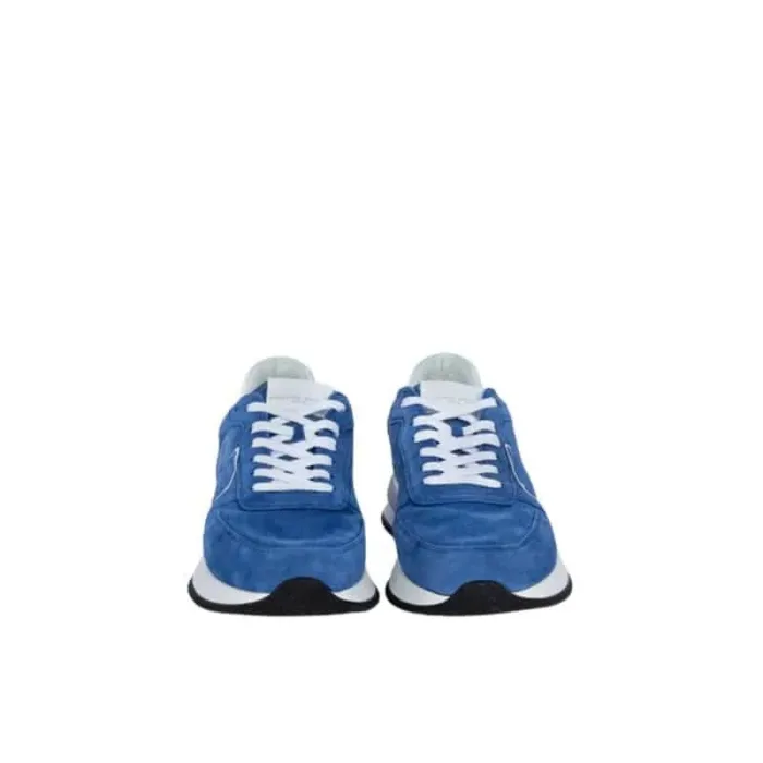Sneaker Uomo Philippe Model New Tropez 2.1 TYLU Bluette in camoscio mod. TYLU DL02, foto 4 di 5