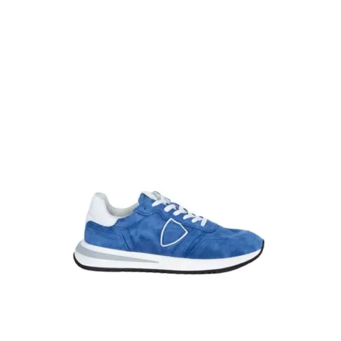 Sneaker Uomo Philippe Model New Tropez 2.1 TYLU Bluette in camoscio mod. TYLU DL02, foto 1 di 5