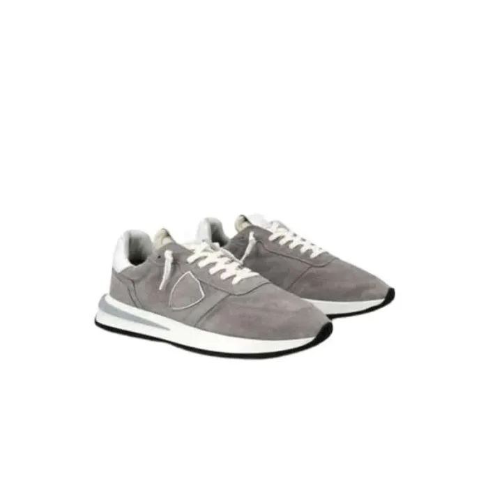 Sneaker Uomo Philippe Model New Tropez 2.1 TYLU Grigia in camoscio mod. TYLU DL10, foto 2 di 3
