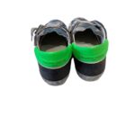 Sneaker Uomo Philippe Model Paris PRSX in pelle Camouflage Blu con Spoiler Verde Fluo e perfilo Bianco mod. PRLU CP08 - immagine 3