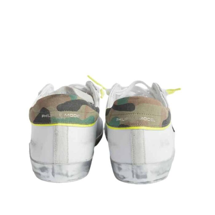 Sneakers Gas 523005 camoscio e pelle blu logato - Paiano Calzature