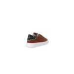 Sneaker Uomo Philippe Model Temple in pelle martellata Cognac con Spoiler Nero mod. BTLU WW01 - immagine 4