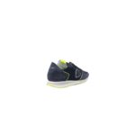 Sneaker Uomo Philippe Model Tropez TRPX in camoscio e tessuto Blu con Spoiler Blu in pelle e inserti Giallo Fluo mod. TZLU WN26 - immagine 5