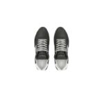 Sneaker Uomo Philippe Model Tropez TRPX in camoscio e tessuto Camouflage Nero con Spoiler Bianco mod. TZLU GC01 - immagine 4