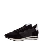 Sneaker Uomo Philippe Model Tropez TRPX in camoscio e tessuto Nera con Spoiler Bianco in pelle mod. TZLU 2109 - immagine 3