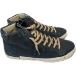 Sneaker Alta Uomo Philippe Model Paris PRSX in pelle Blu mod. PRHU WW21
