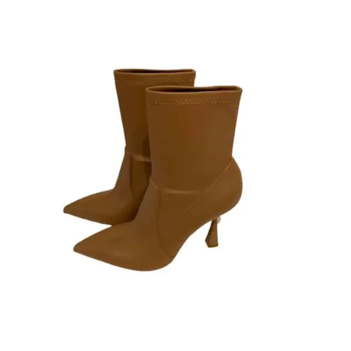 Stivaletto Donna Sergio Levantesi in Pelle Nude e tacco a spillo 10cm art. KETRA, foto 4 di 4