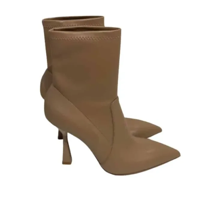Stivaletto Donna Sergio Levantesi in Pelle Nude e tacco a spillo 10cm art. KETRA, foto 1 di 4