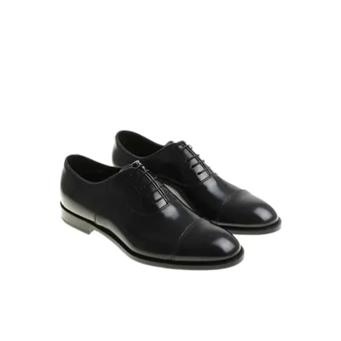 Stringata Oxford Doucal's Uomo in Pelle Nera art. DU1002YORKUF269NN00, foto 2 di 3