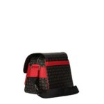 Borsa Pollini Reporter Heritage Nera con dettagli Rosso TE8421PP04Q1100B - immagine 3