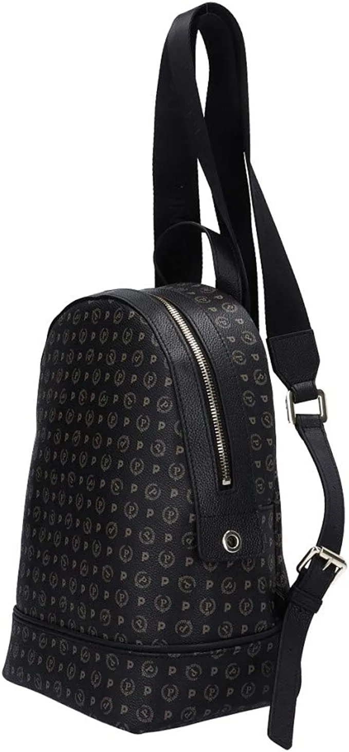 Zaino Herige Pollini Nero con dettagli Neri TE8432PP07Q1100A, foto 2 di 2