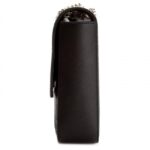 Borsa Pollini Heritage a tracolla o a spalla con catena Dorata, Nera con dettagli Neri TE8405PP02Q11 - immagine 4
