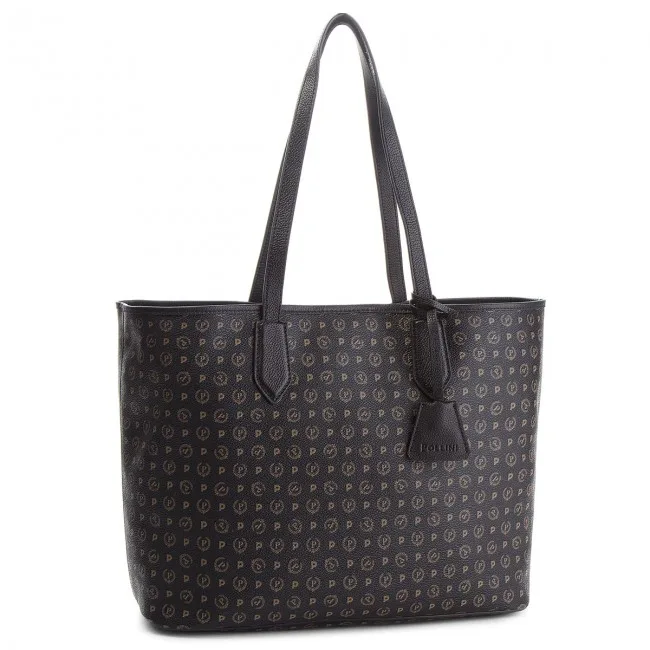Borsa Pollini Shopper Heritage Nero con dettagli Neri TE8427PP06Q11, foto 1 di 1