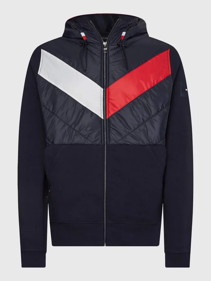 Felpa Con Cappuccio Tommy Hilfiger Blu art. MW0MW25889OGY, foto 1 di 1