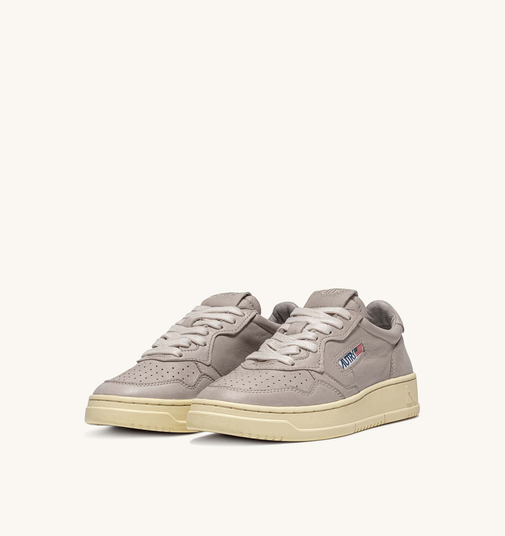 Sneaker Uomo Autry Medalist Low  in pelle di Capra Grigia mod. AULM GG29 - immagine 6