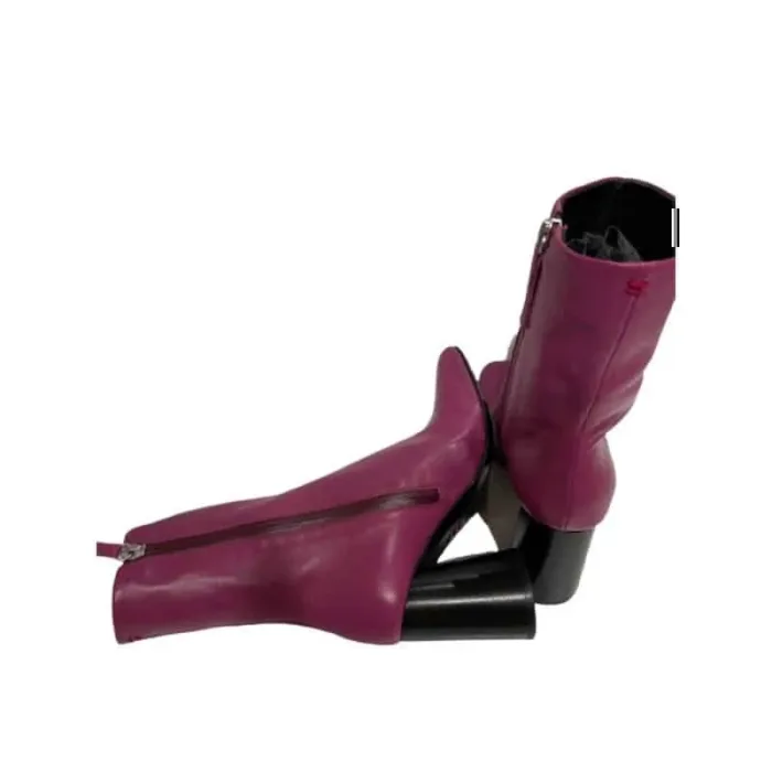 Tronchetto stivaletto Halmanera Dot 04 Vinaccia 8cm, foto 4 di 4
