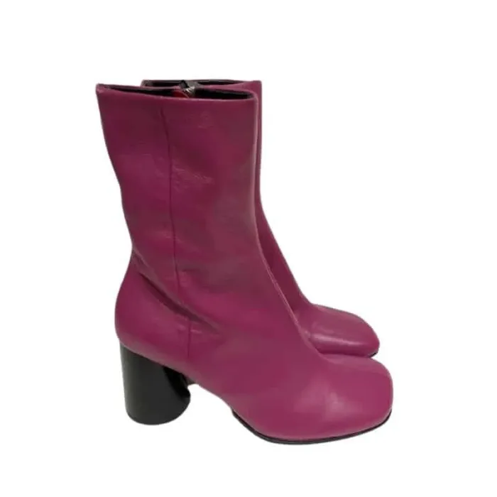 Tronchetto stivaletto Halmanera Dot 04 Vinaccia 8cm, foto 1 di 4