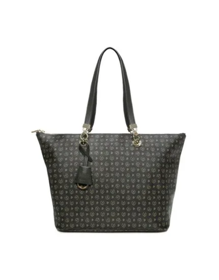 Borsa Pollini Shopper Heritage Nera con dettagli Neri TE8410PP02Q