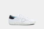 Sneaker Philippe Model in pelle Bianca con Spoiler Nero PRLU V022