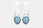 Sneaker Philippe Model in pelle Bianca con Spoiler Nero PRLU V022 - immagine 4