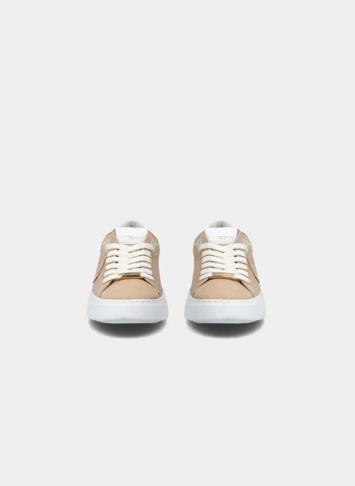 Sneaker Donna Philippe Model Temples BTLD in pelle Beige mod. BTLD NB14, foto 5 di 6