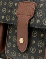 Borsa Pollini Reporter Heritage Nera con dettagli Cuoio TE8421PP04Q1100D - immagine 5