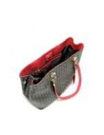 Borsa Pollini Shopping bag due manici Heritage Classic Nera con dettagli Rossi TE8407PP02Q11 - immagine 3