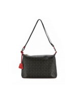 Borsa Pollini Tracolla Nera con dettagli Rossi TE8400PP02Q11