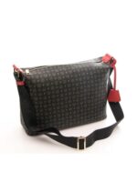 Borsa Pollini Tracolla Nera con dettagli Rossi TE8400PP02Q11 - immagine 2