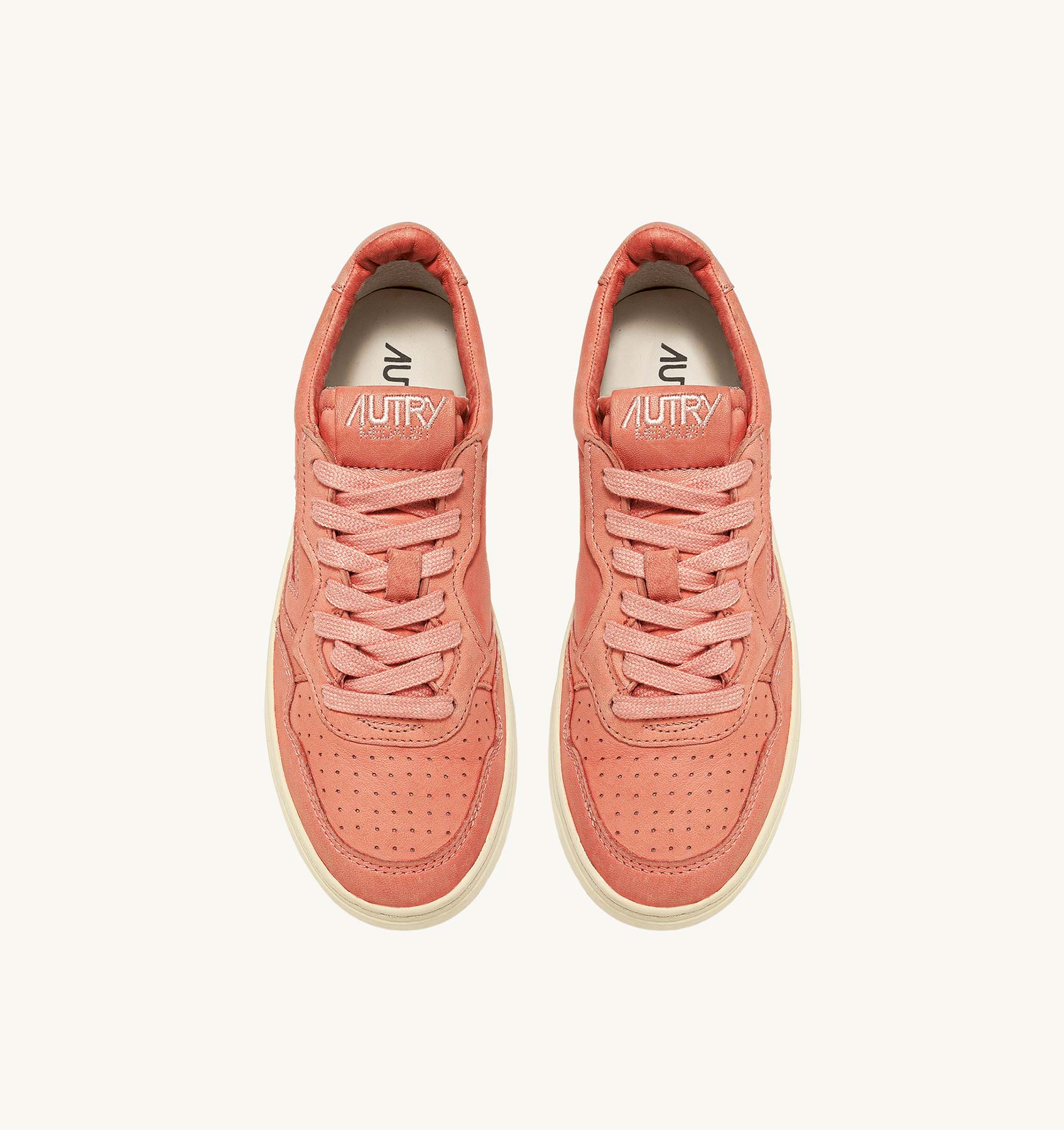 Sneaker Donna Autry Medalist Low in pelle color Corallo mod. AULW GG24 - immagine 5