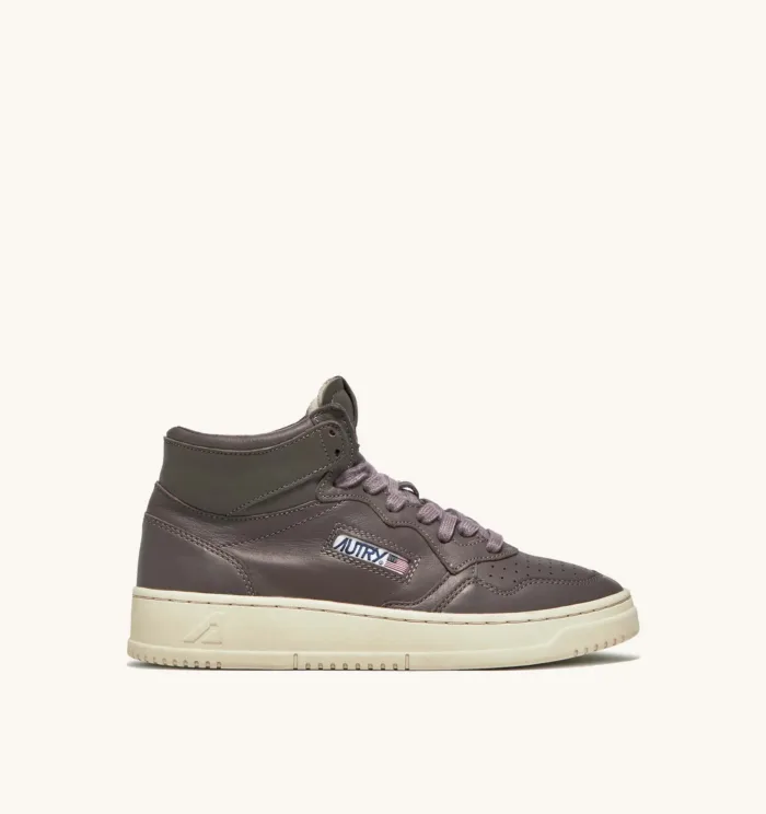 Sneakers Donna Autry Medalist Mid in Pelle di Capra Viola cod. AUMW GG38, foto 1 di 5