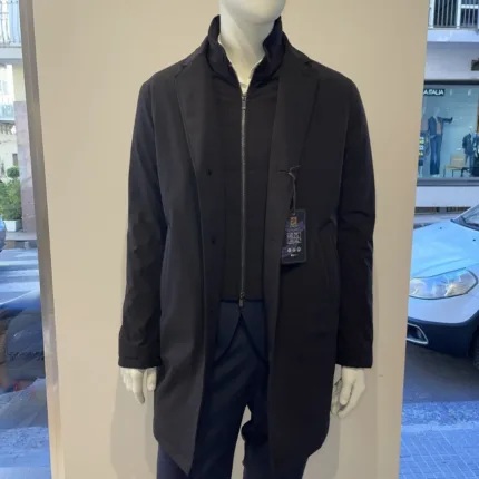 Impermeabile imbottito Uomo Richard Smith mod. REMUS color Nero