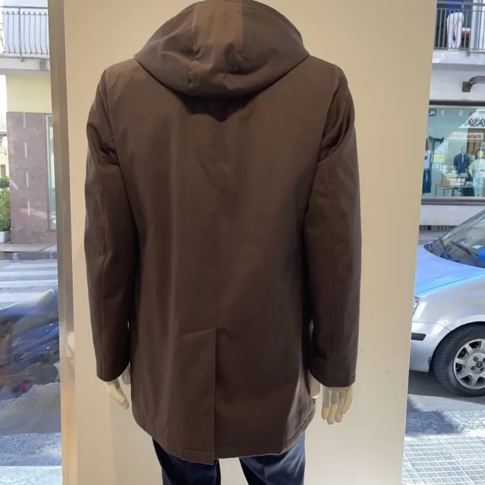 Impermeabile imbottito Uomo Richard Smith mod. MARVIN color Testa di Moro, foto 2 di 3